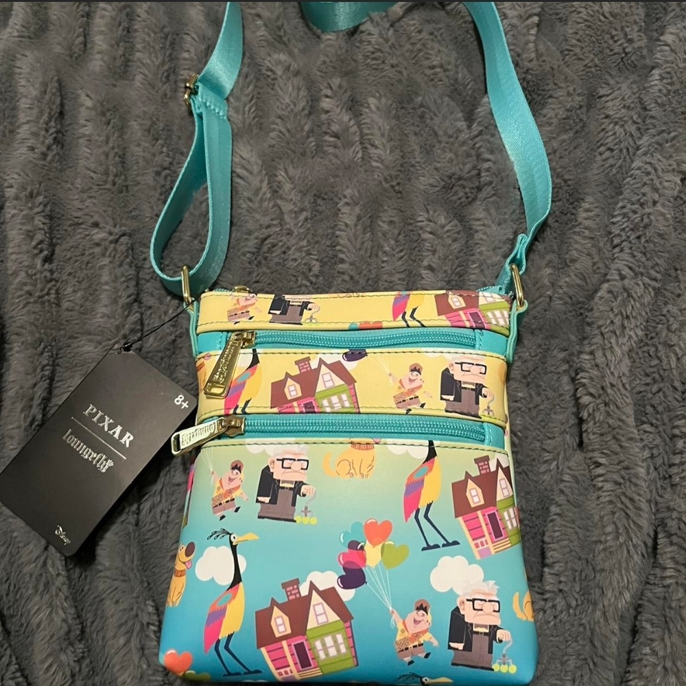 Loungefly Pixar Crossbody Bag - Blue and Yellow